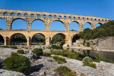 Pont du Gard, Romeins aquaduct, Frankrijk